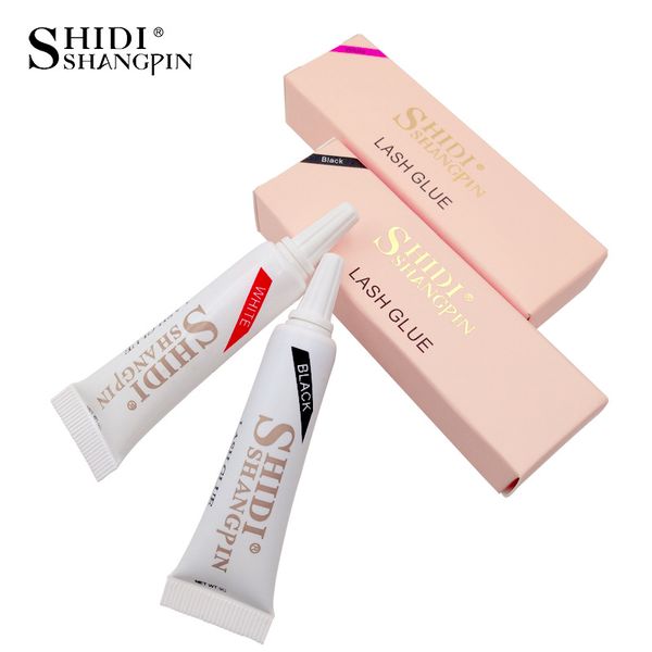 

shidishangpin 1 box eyelash glue sticker white black 9ml for false eyelashes cosmetic lashes extension tools primer ola para cilios