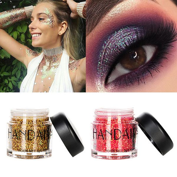 

2019 new eye shadow 10 color makeup eye shadow magnificent metals glitter and glow liquid eyeshadow drop shipping