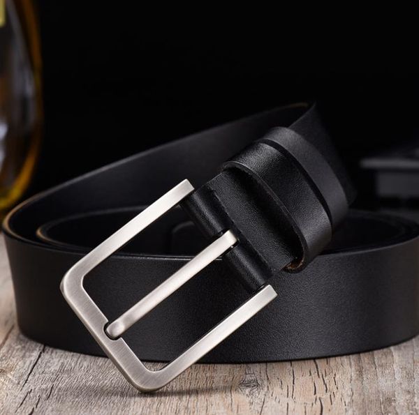 

wholesale-genuine leather belt brand belts designer belts men big buckle belt male chastity belts fashion mens leather belt wholesale, Black;brown