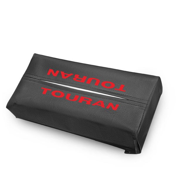 

car armrest box for touran sun visor pu leather tissue box paper case car organizer napkin containers