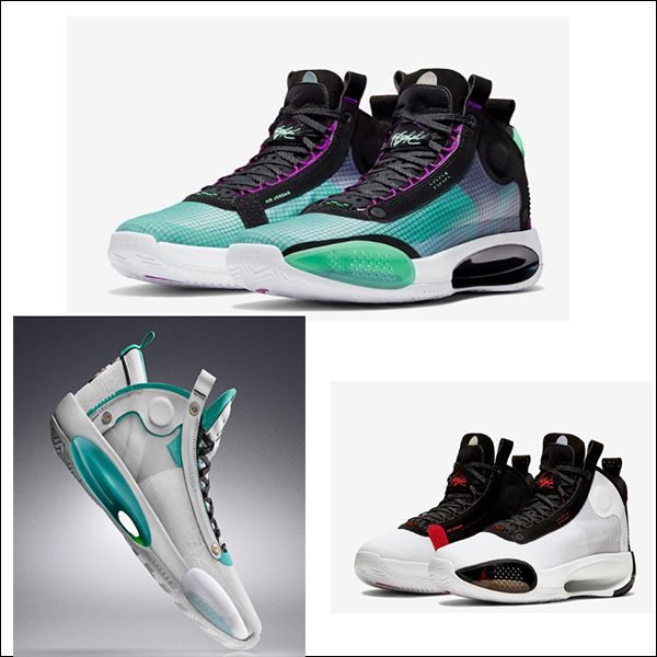 

2019 new 34 xxxiv bred 34 amber rise men basketball shoes 34 xxxiv blue void luxury designer sports sneakers with box