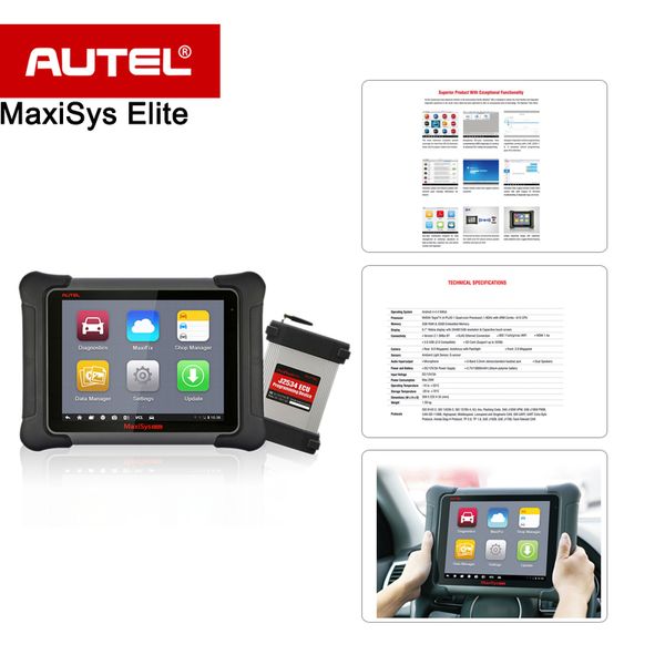 

autel maxisys elite obdii diagnostic tool quick with advanced ecu programming