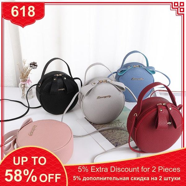 

mini luxury shoulder bag korean version of the small round bag 2020 box messenger ladies handbag shoulder mobile phone