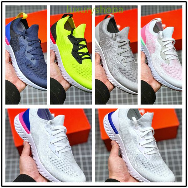 

nerf1a good quality men women outdoor casual shoes epic react 1.0 fly knit knitting mesh breathable runner training sneakers 36-45