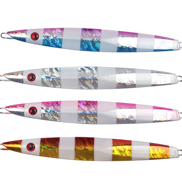 

artificial bait reusable quick sink slow shaking night luminous jig lure jigging ocean boat fishing accessories