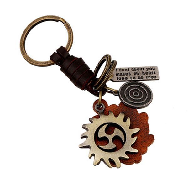 

keychain women key chains with sun charms trinket couple gift, Silver