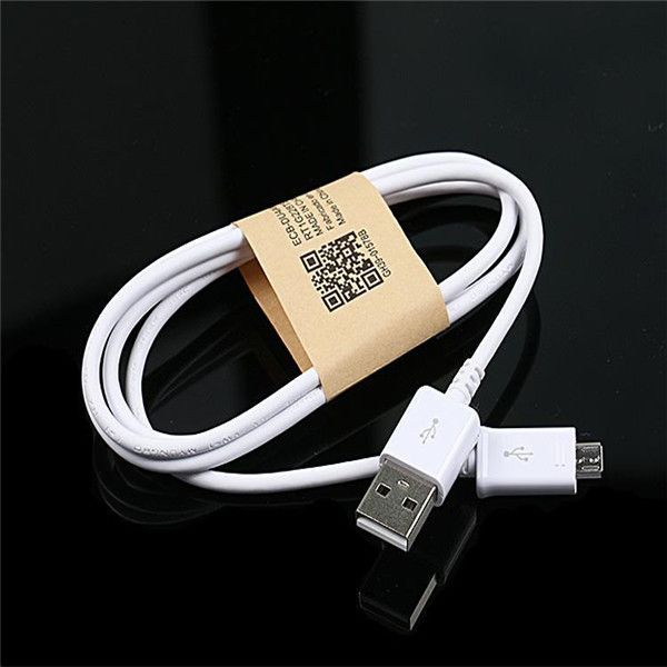 

micro v8 cable white black 1m 3ft od 3.4mm usb data sync charger cables adapter for samsung s3 s4 s6 blackberry htc lg