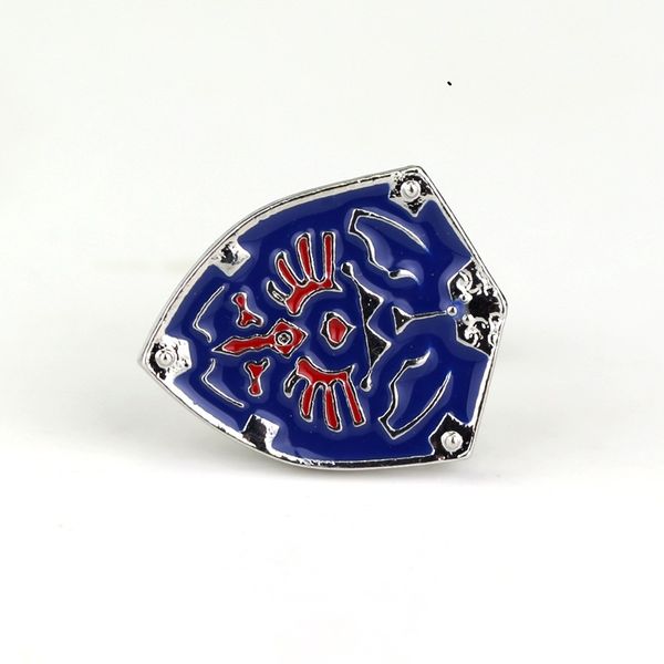 

3d game legend of zelda triforce shield cuff links for mens and women fashion shirt cuff brand christmas gift, Silver;golden