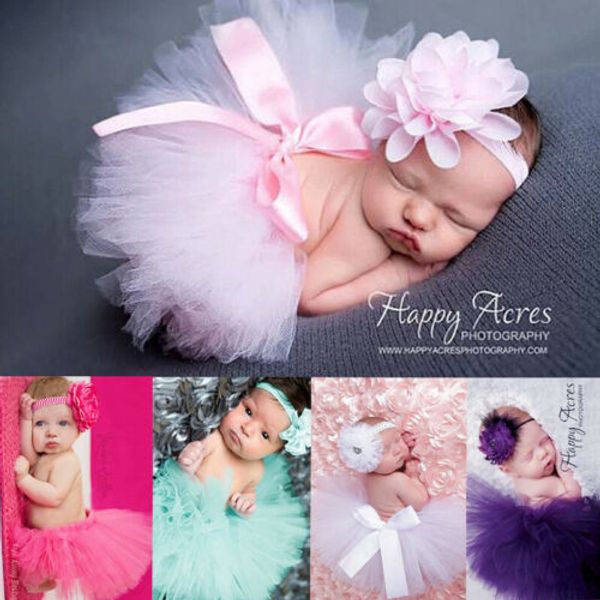 

baby girl tutu skirt + headband costume newborn pgraphy skirt p prop outfit