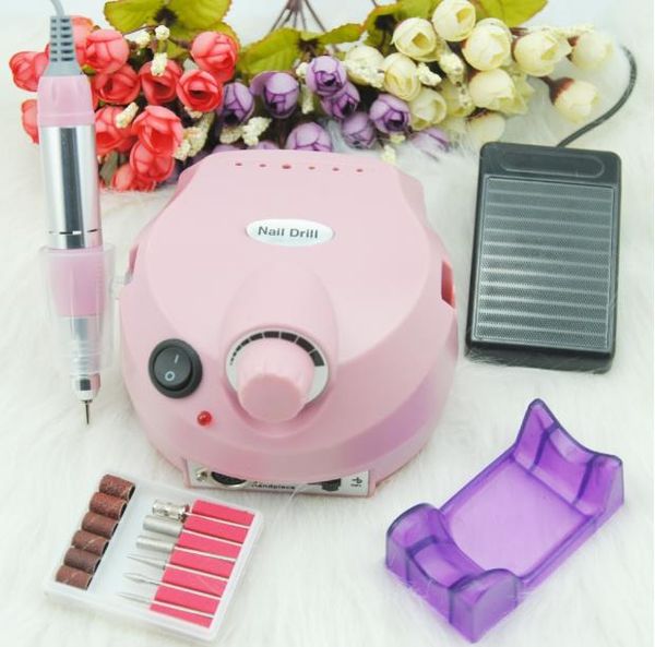 

30000rpm professional machine apparatus for manicure pedicure kit electric file with cutter nail drill art polisher tool bit