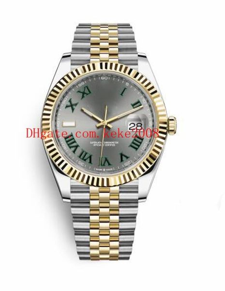 

9 style selling wristwatches datejust 126334 126333 126333 41mm stainless steel asia 2813 movement automatic mens watches, Slivery;brown