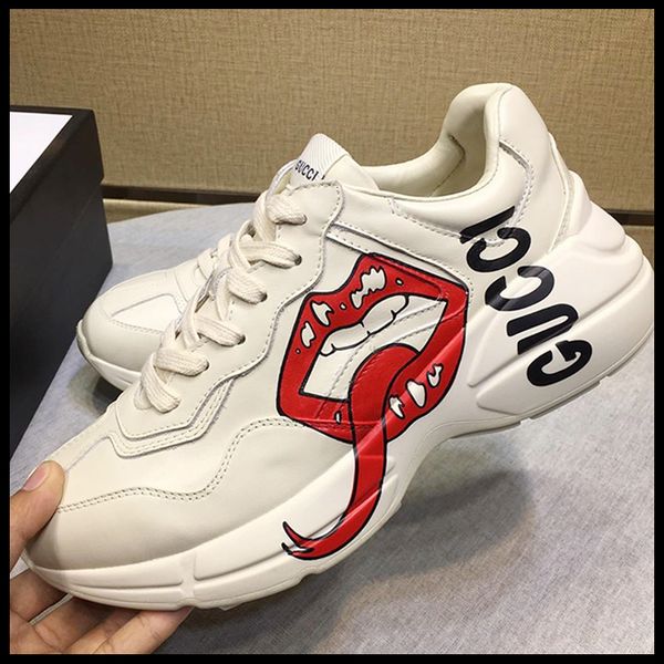 

Женская обувь Кроссовки Rhyton Кожаные кроссовки Zapatos Mujer с оригинальной коробкой об