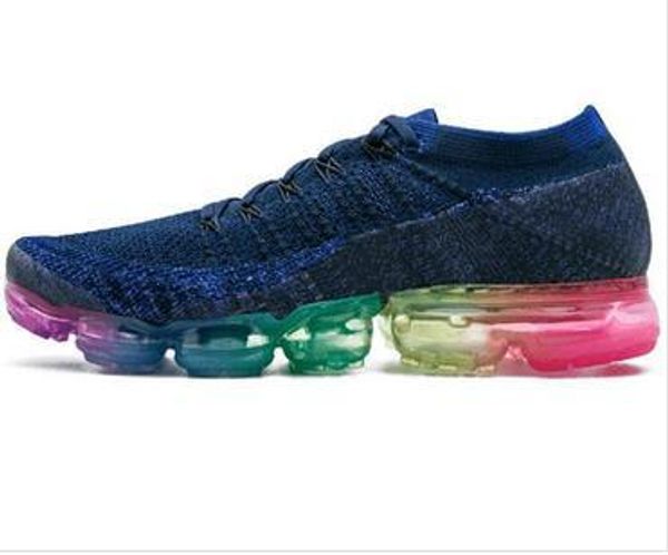 

2019 chaussures moc 2 laceless 2.0 running shoes triple black designer mens women sneakers fly white knit cushion trainers zapatos