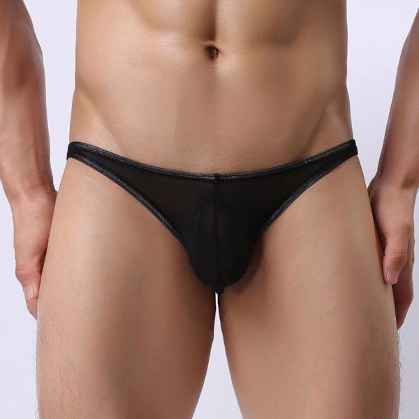 

perspective male underwear men underpants stretch shorts slip homme male panties man briefs, Black;white