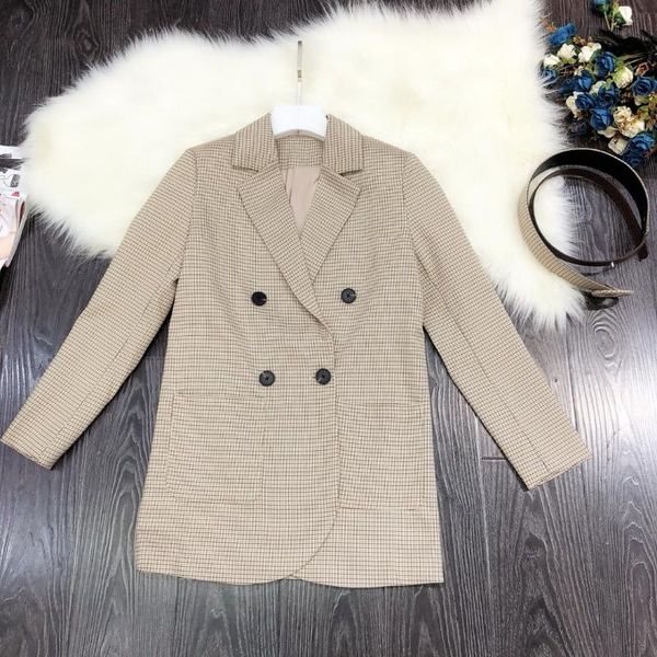 

2019 новый простой темперамент костюм куртка 1218, White;black