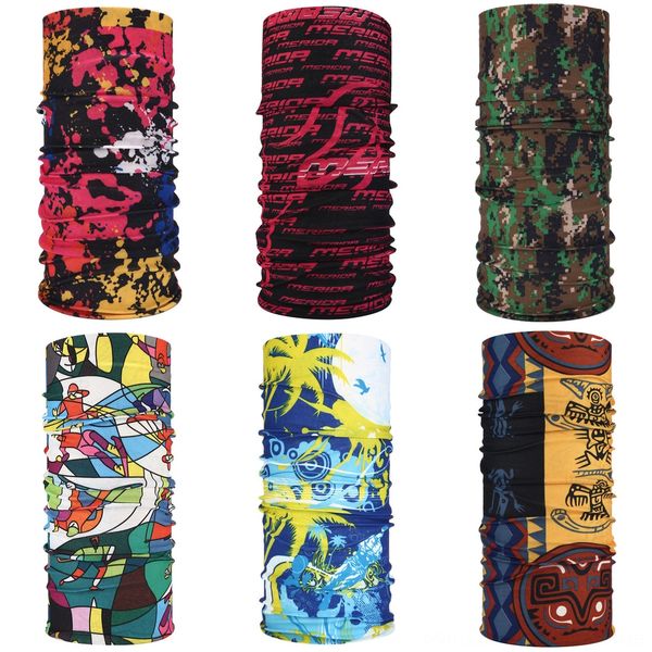 

beyc4 ice silk printing triangle scarf sunscreen riding half face mask balaclavas breathable mask multifunctional bandana magic scarf, Black