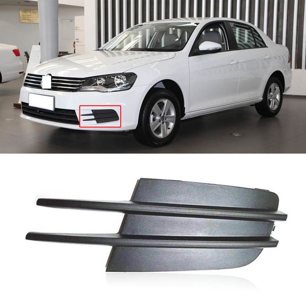 

capqx for vw bora 2013 2014 2015 front bumper fog light frame fog lamp cover cap trim lid grilling foglamp shell decorative hood