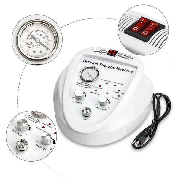 Instrumento multifuncional do instrumento de slimming massagem de mama aumentador de m￣o aperta a linfona de desintoxica￧￣o de desintoxica￧￣o da pele M￡quina de estimula￧￣o eletro