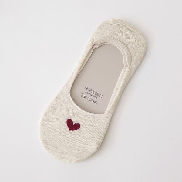 

3pairs женщины носки solid color love heart хлопок невидимый мелкий рот лодка носок покрытием удобный лучшее качество женский носок, Black;white