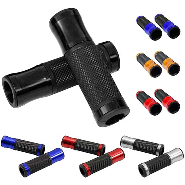 

1 pair 22mm 24mm motorcycle motorbike rubber anti-slip handlebar handle grips