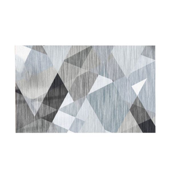 

60x90cm nordic style прямоугольник коврик геометрический абстрактный нашивки треугольник напольное ковровое покрытие диван напольный коврик