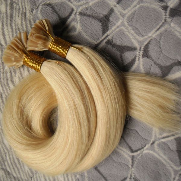 613 Bleach Blonde Virgin Bperrazilian Straight Hair 100s Keratin