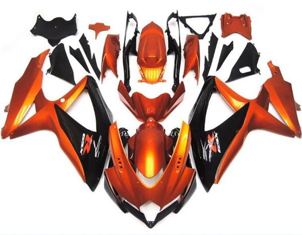 

4 gifts injection mold new abs motorcycle fairings set fit for suzuki gsx-r600 gsx-r750 600 750 k8 2008 2009 2010 08 09 10 orange