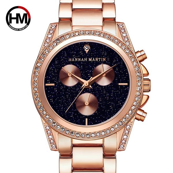 

новый дизайн розового золота женщин часы движение кварца япония стразы luxury алмазные дамы водонепроницаемый повседневный креативный наручн, Slivery;brown