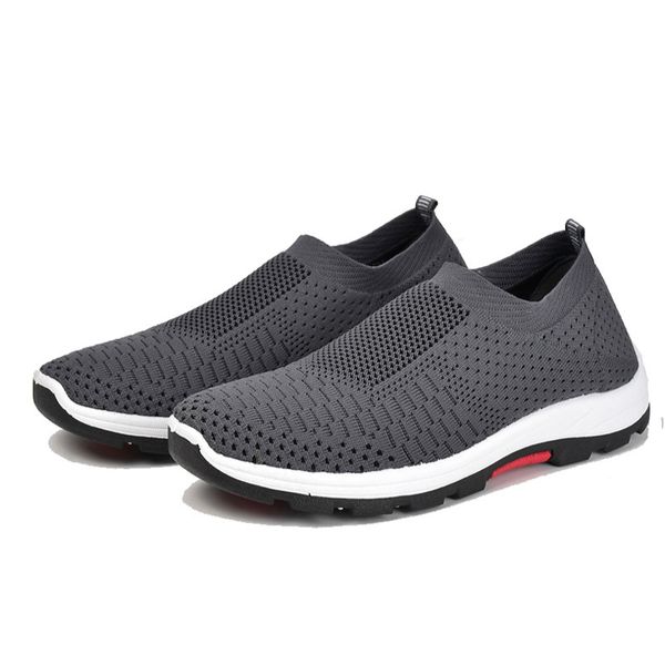 

shujin new mesh men casual shoes -up men shoes lightweight comfortable breathable walking sneakers tenis feminino zapatos, Black