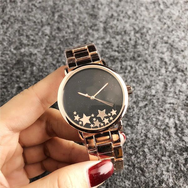 

m-7220x selling casual fashion ladies watch royal oak star edition m quartz watch ing, Slivery;brown