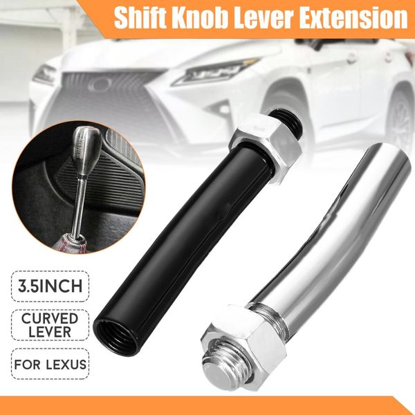 

m12x1.25 car stainless gear shift stick lever extender extension knob for scion for silver black
