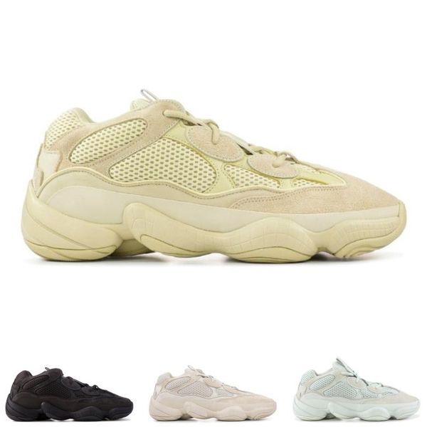 

salt desert rat 500 running shoes supper moon yellow black blush designer shoe mens womens sneakers trainers cow leather 3m reflective36-45