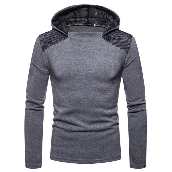 

the new arrival 2018 men's hoodies spring autumn fashion hoodies male coat men brand sweatshirts, Black