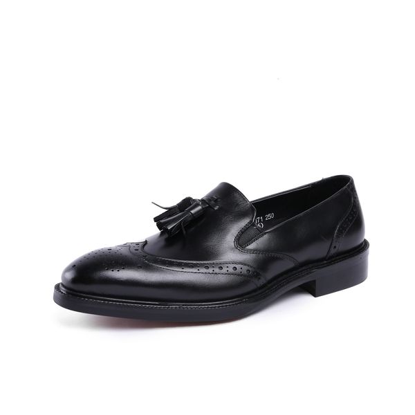 

leather shoes shoes, Black