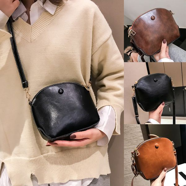 

new vintage crossbody bags for women 2019 fashion coin purse zipper handbag bolso mujer casual hand bag shoulder style bag #c11