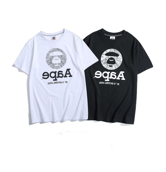 

bape hoodies дизайнерские футболки роскошные мужчины футболка tee последняя мода марка рубашка дышащий ap комфорт хлопок футболки улица хип, White;black