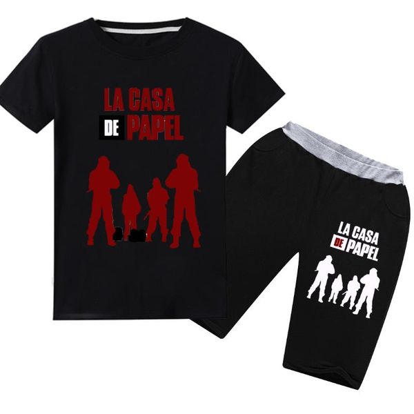 

blackboys одежды денег ограбление рестлер костюм футболка рубашка с коротким рукавом брюки рождество creeper благодарение jojosiwa детская о, White