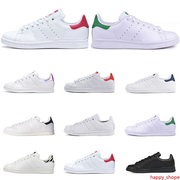 

2019 stan smith shoes brand men women black white red casual leather sports sneakers skateboard running shoes size 36-45