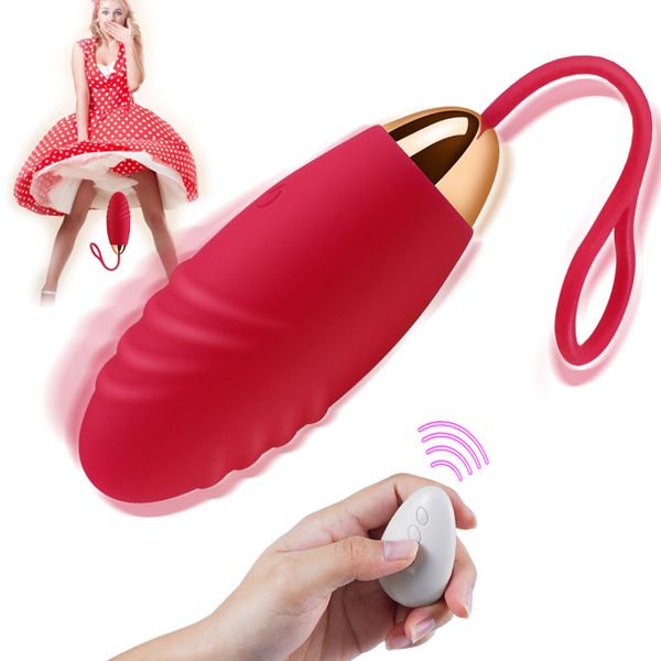 

for speed vibrating bullet ball toys 10 remote women wireless control silicone usb rechargeable y200411 massage vibrators egg hgbv