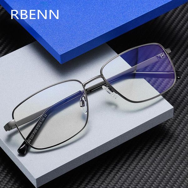

rbenn 2020 new blue light blocking business glasses men anti blue light computer gaming glasses anti uv400, White;black
