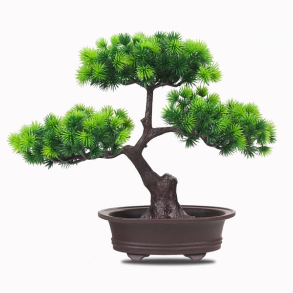 

ganoderma tree pine tree simulation flower artificial plant bonsai fake green pot plants ornaments home decor craft