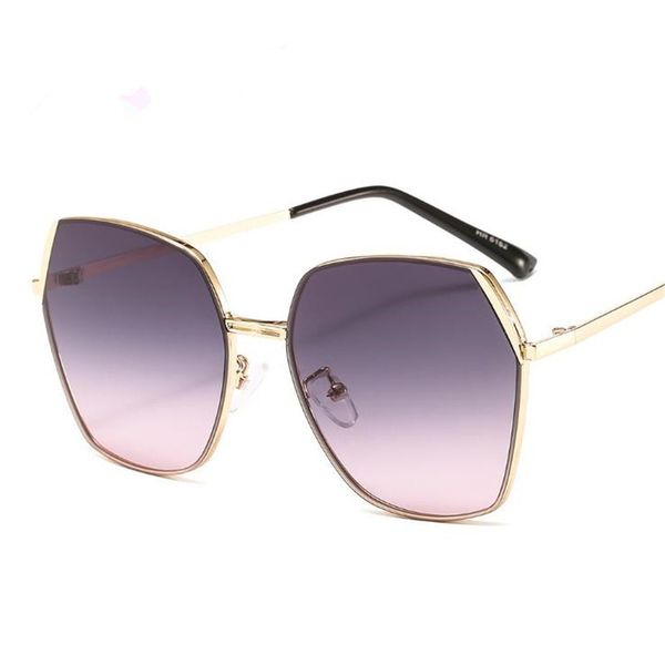 

fashion women temperament sunglasses irregular polygon sun glasses alloy frame eyeglasses anti-uv spectacles rectangle eyewear adumbral a, White;black