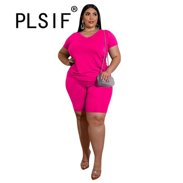 

2020 simple solid round neck short sleeves and shorts 2 pieces set casual lady fashion women tracksuits, White