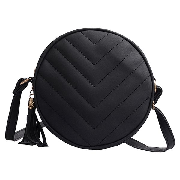 

molave handbags fashion bags for women 2019 new zipper solid color tassel shoulder handbags messenger phone circular bags 9508