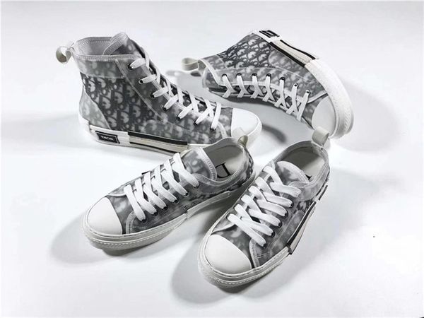 

dÃ­or oblique homme x kÃ ws by kÃ¬m jones men women fashion triple s casual shoes high sneakers skateboard shoes vintage athletic trainers, Black