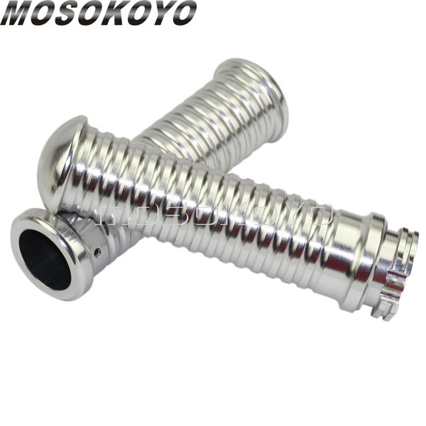 

25mm billet aluminum motorcycles retro handlebars hand grips 1'' universal for low rider sportster chopper bobber