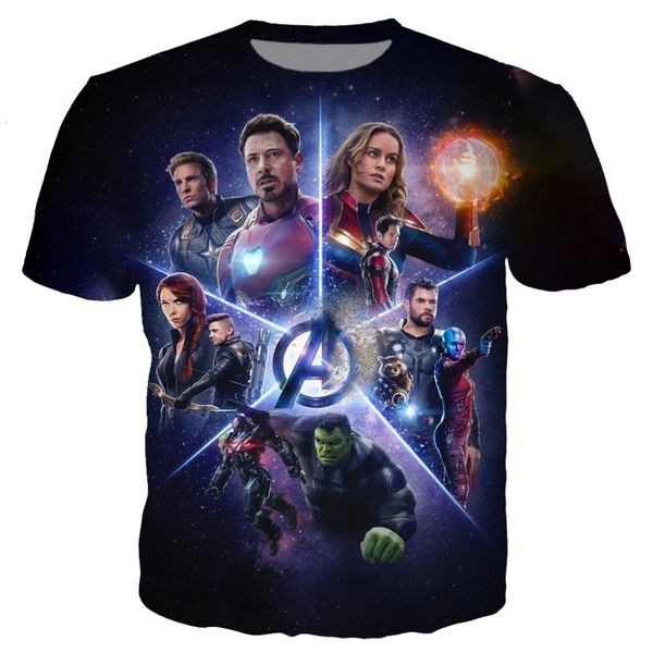 

2019 новый стиль мода майка мужчины женщины мстители endgame ironman tony 3d печать футболки с коротким рукавом harajuku стиль tshirt топы u, White;black