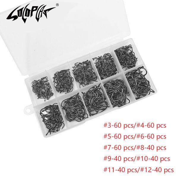 

carbon stainless 500 pieces/box mix sizes fishing hooks japaness brand fishing geer accessories tackle