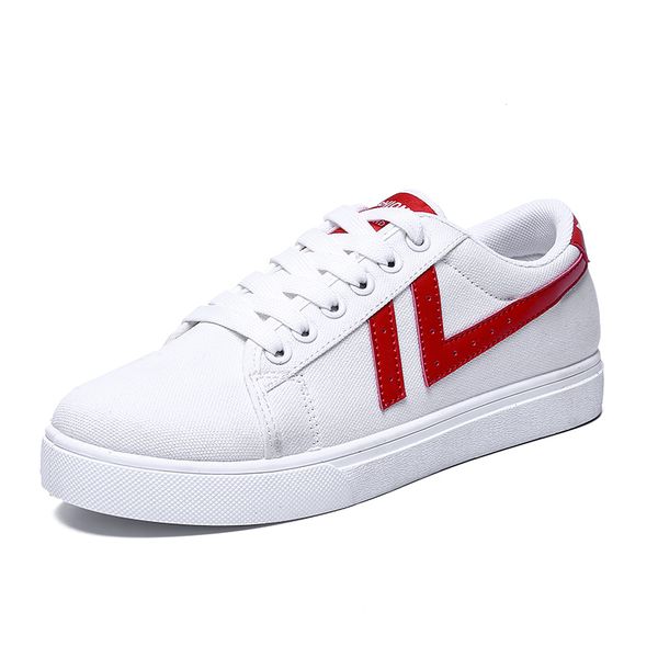 

classic men women casual shoes fashion canvas shoes red white black walking outdoor flat shoes size 36-44