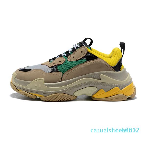 

triple-s designer paris triple s sneakers for men women black red white green casual dad shoes tennis increasing sneakers c17